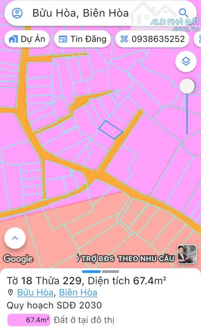 Bán đất hẻm xe hơi Nguyễn Tri Phương, Bửu Hoà, Biên Hoà - 3