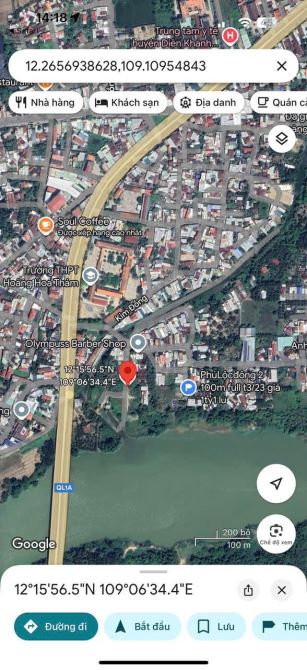 Bán đất Thị trấn Diên Khánh-Khánh Hoà đường oto, gần sông cái mát mẻ - 3