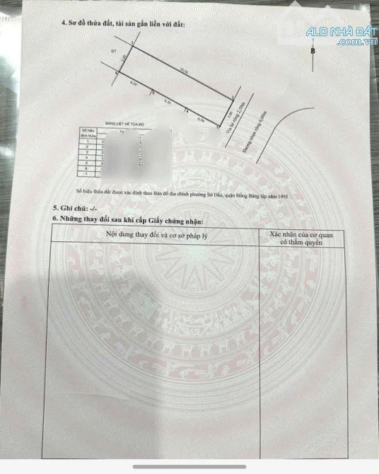 Bán đất Cầu Bính, Sở Dầu, Hồng Bàng, 98m2, 5,4 tỷ. - 3