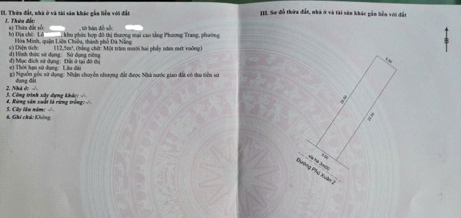 💎Cần bán lô đất MT Phú Xuân 2,P Hòa Minh,Quận Liên Chiểu.Đà Nẵng. - 3