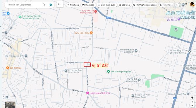 Bán đất 6x15m, mặt tiền Hai Bà Trưng p. Đông Hòa gần sân vận động - 3