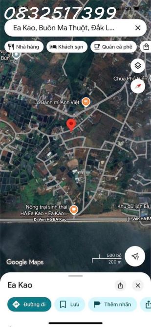 Siêu phẩm- Đất thổ cư tại Ea Kao, Buôn Ma Thuột, Đắk Lắk với diện tích 221m² (thổ cư 60m2) - 3