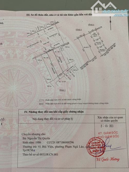 Bán nhà mặt tiền 135-137 Bùi Viện, P.Bến Thành 8x17m 5 tầng HĐT 320 Triệu/Tháng 115 tỷ - 3