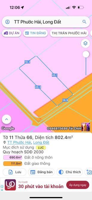 THỊ TRẤN PHƯỚC HẢI - NGAY SAU GLAMPING ĐỒNG GIÓ CÁCH BIỂN CHỈ 2KM - gần đường quy hoạch đi - 4