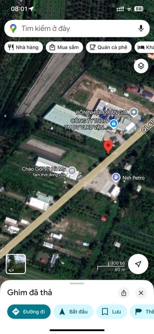 bán đất mặt tiền đường quốc lộ 61C, Phong điền,đoạn gần cầu vàm xáng, giá 7.8 Tỷ(15 x 129) - 4