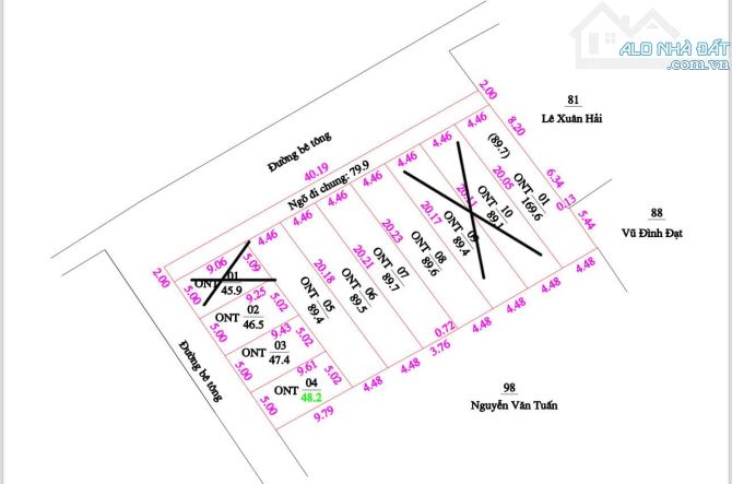 🔥🔥Tài chính nhỉnh 1,7 tỉ sở hữu 47,4m2 tại Đông Tảo , khoái châu(cũ) đường cứ gọi là 2-3 - 4