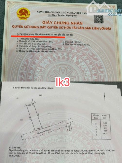 Chỉ với 20tr/m sở hữu mảnh đất giáp đt379, nhiều Khu Công nghiệp. Đường oôt. Cực khuôn đẹp - 4