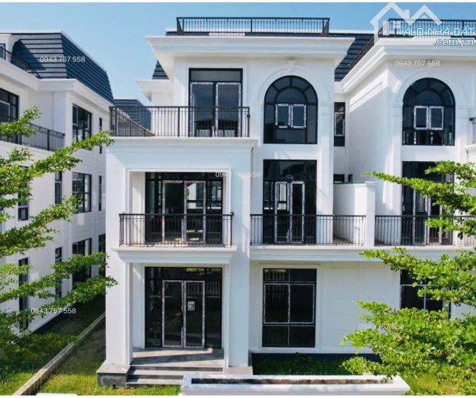 Bán căn góc Biệt thự Song lập HUD Mê Linh,View công viên thoáng mát,DT 293m2,giá đầu tư - 4