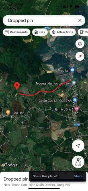 Cần bán đất Thanh Sơn, Định Quán - 580 triệu - 4