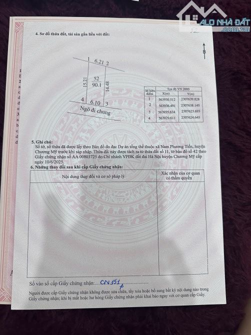 Bán khu phân lô hạnh côn xã xuân mai hà nội diện tích 80m một lô - 5