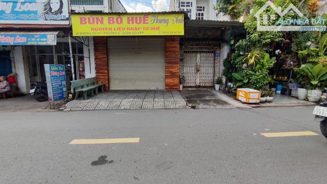 Mặt tiền kinh doanh,  chợ An Nhơn,  p6, GV,  100m2,  đường oto tránh 10.6Tỷ - 6