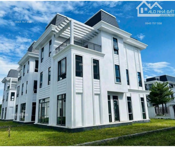 Bán căn góc Biệt thự Song lập HUD Mê Linh,View công viên thoáng mát,DT 293m2,giá đầu tư - 6