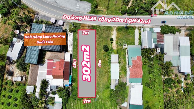 Bán đất Suối Tiên mặt tiền Hương Lộ 39 diện tích 302m2 - 6
