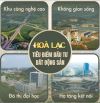 Đất đẹp Hòa Lạc, gần Khu CNC. Tiềm năng tăng giá mạnh. ĐT THÔNG MINH, SINH LỜI BỀN VỮNG