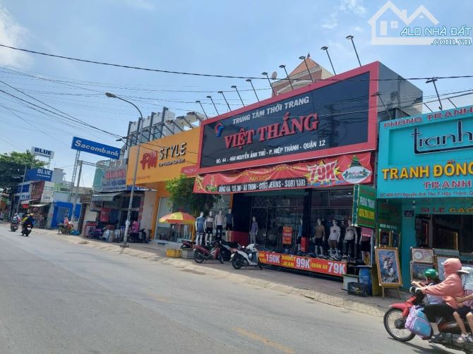 Mặt tiền Nguyễn Ảnh Thủ Q12: 4,9m x 25m, 1 trệt + 2 lầu