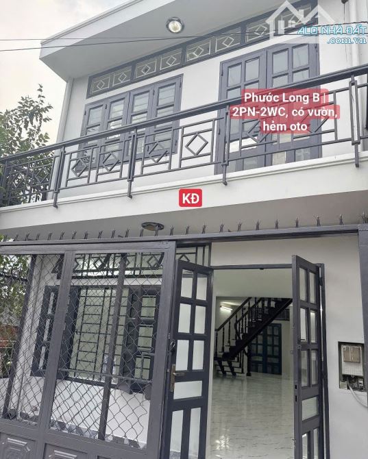 Nhà 2 tầng, hẻm ĐỖ XUÂN HỢP gần ĐẠI LỘ III | nhà đẹp hẻm oto, có vườn, ban công