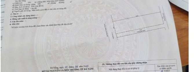 ⚡ BÁN ĐẤT ĐƯỜNG THÀNH VINH 3 – PHƯỜNG THỌ QUANG, QUẬN SƠN TRÀ , DT: 100M2, GIÁ 8.6 TỶ