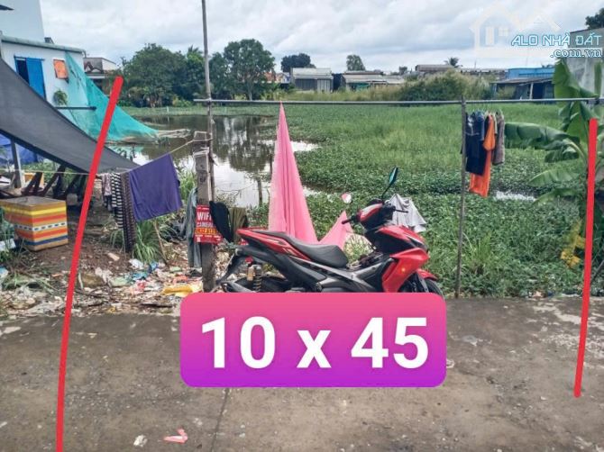 3 tỷ 💓 Bán đất nền thổ cư 💯 ấp 5 Đức Hòa Đông, 10 x 45 số hồn