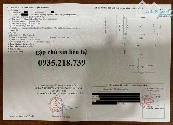 Nhà 3 Tầng đường 10.5m Bên cạnh Đại Học FPT ComPlex -Giá 7.7 tỷ