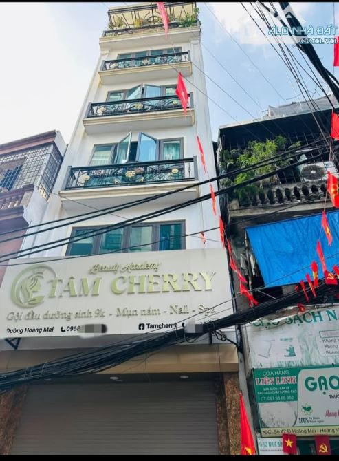 Cần bán nhà mặt phố Hoàng Mai 6tầng thang máy full nội thất.