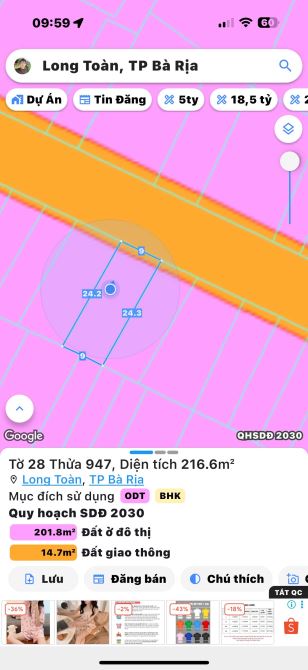 🏡 BÁN NHÀ BIỆT THỰ MẶT TIỀN TRẦN QUANG DIỆU – PHƯỜNG LONG TOÀN, TP. BÀ RỊA - 10