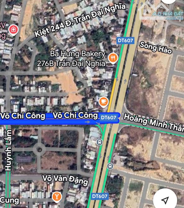 Bán cặp đất 200m mặt tiền đường Võ Chí Công sát FPT ngay Hoàng Minh Thắng  ngang 10m đẹp - 1