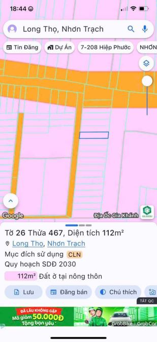 Cần bán lô đất 2 xẹc hùng vương đường ô tô tới đất khu dân cư đông đúc - 1