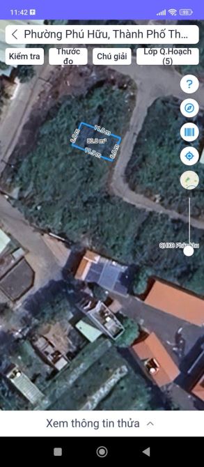 HXH 6M THÔNG - BƯNG ÔNG THOÀN - PHÚ HỮU - QUẬN 9 - ĐẤT 80M2. - 1