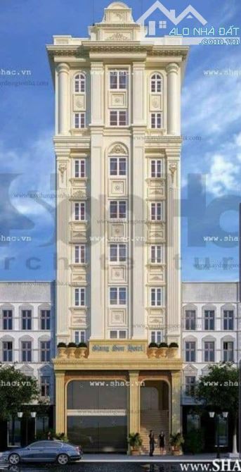 Bán khách sạn 9 tầng mặt tiền đường lớn trung tâm Biển Quy Nhơn dt sổ đỏ 238m n6,5m giấy t - 1