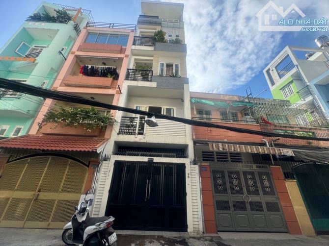 HÊM XE HƠI THÔNG NGUYỄN THIỆN THUẬT Q3 74M2 5 TẦNG SÂN THƯỢNG - 1