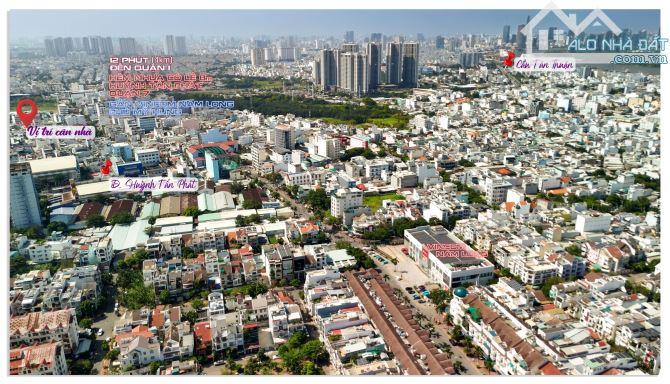 Nhà 3 tầng đường 8 m 502 Huỳnh Tấn Phát Quận 7. 8*19, 153 m2. 12,99 tỷ . - 1