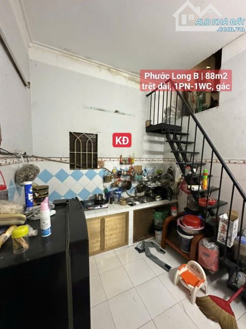 Nhà cấp 4 có gác nhỏ đường 109 gần DƯƠNG ĐÌNH HỘI | hẻm xe tải, trệt dài 70m2 - 1