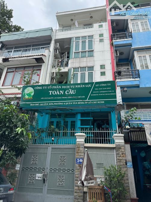 BÁN NHÀ 4 TẦNG MT SẦM SƠN, TÂN BÌNH – GẦN SÂN BAY – DT: 5x21m  – HĐT 50TR/THÁNG – GIÁ 23 T - 2