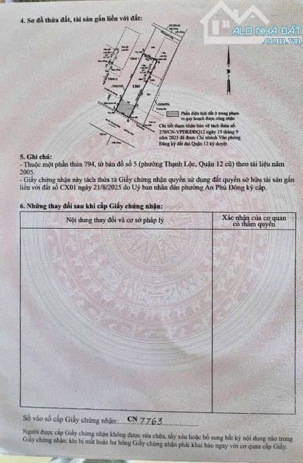 Bán lô đất đường nhựa TL 44, P. Thạnh Lộc, Quận 12 - 2