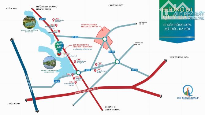 Bán lô đất thổ cư view sông cực thoáng - Mỹ Đức Hà Nội giá chỉ hơn 1 tỷ - 2