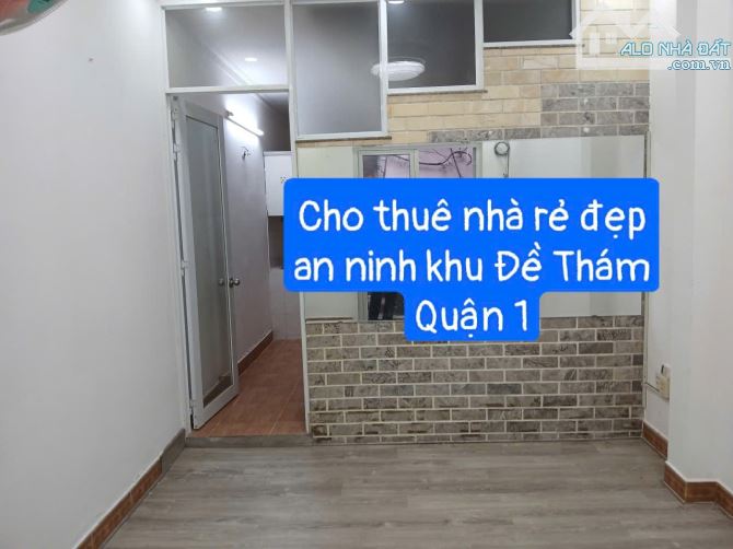 Cho thuê nhà 2 tầng 100m2, 20m ra MT Đề Thám, Q1, ngay ngã 4 Nguyễn Thái Học - 2