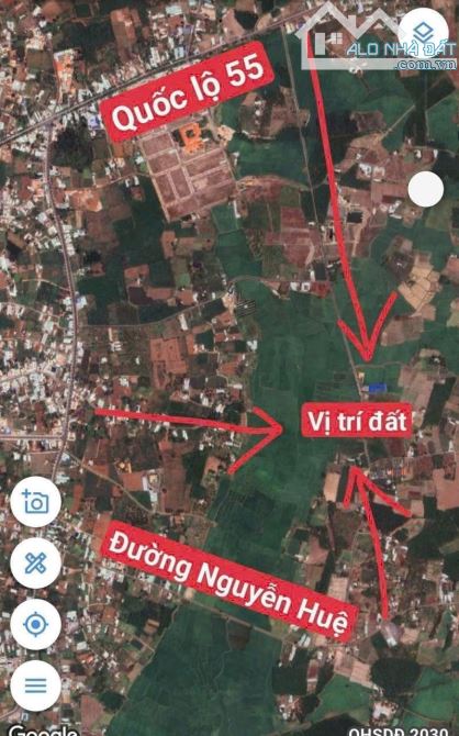 BÁN 7 LÔ GIÁ F0 SẴN SỔ - ĐƯỜNG NHỰA KHU BIỆT THỰ TÂY HỒNG . NGAY QL55 XÃ ĐẤT ĐỎ.BRVT - 4