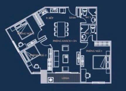 Bán căn hộ Samsora Hà Đông 82m2 3N2WC - 5
