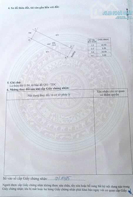 Chính chủ gửi bán lô đất tiền năng tại khu đấu giá thăng Long 3 - 5