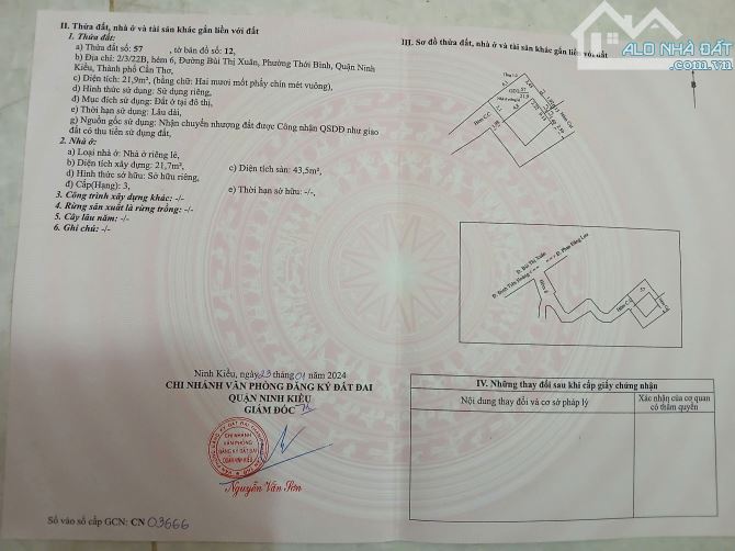 BÁN NHÀ LẦU HOÀN CÔNG - CẶP VÁCH UBND NK - KẾ BÊN CV & VINCOM HÙNG VƯƠNG - 8