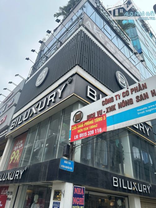 Toà văn phòng Mặt phố Nguyễn Trãi lô góc -190m2-11 tầng dòng tiền 450tr/tháng nhỉnh 99 tỷ