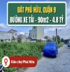 🌿 ĐẤT PHÚ HỮU - NGAY CHỢ - CÔNG VIÊN – ĐƯỜNG XE TẢI – 90M² – 4.8 TỶ 📍 Phú Hữu, Quận 9