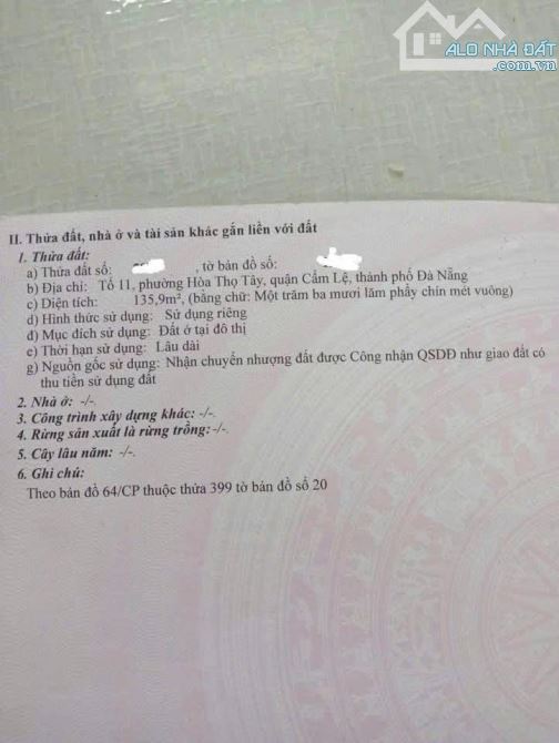 📌📌📌LÀM VIỆC TRỰC TIẾP GIÁ TỐT !!! Bán lô đất k86 Nguyễn Như Đổ, - 1