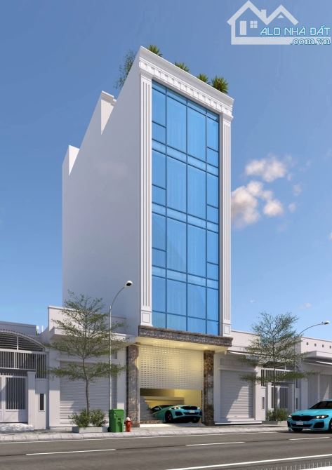 Đối Diện Marriott, 10 Tầng Siêu Đẹp, Gần Keng Nam, 150m2, Hầm, Cho thuê 250 triệu, 59 tỷ