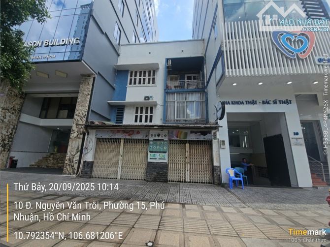 Bán gấp mặt tiền 12 Nguyễn Văn Trỗi, P15, Quận Phú Nhuận (7.6mx13m) 3 tầng, giá 58 tỷ Tl
