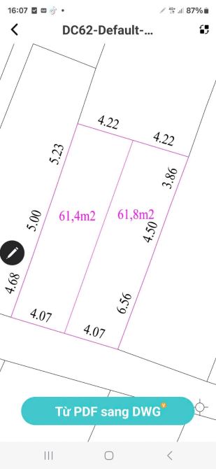 61,8m2 Hương Mạc-Từ Sơn-Bắc Ninh Giá siêu rẻ