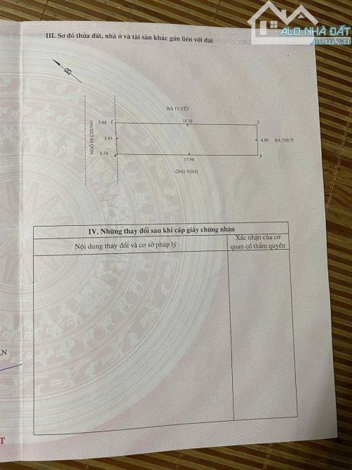 Bán nhà 2 tầng mặt ngõ Dân Lập, Lê Chân, Hải Phòng