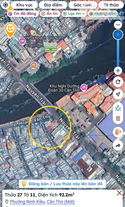 🏠BÁN NHÀ MẶT TIỀN ĐƯỜNG NGUYỄN TRÃI - PHƯỜNG NINH KIỀU - TP CẦN THƠ