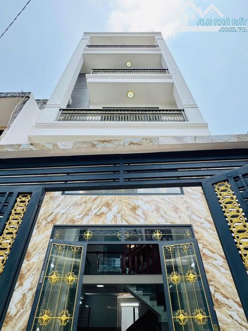 Nhà mới, Hẻm Ô Tô, 93m2, Ngang 5m, 5 Tầng, 5PN, Lê Đức Thọ, Q. Gò Vấp