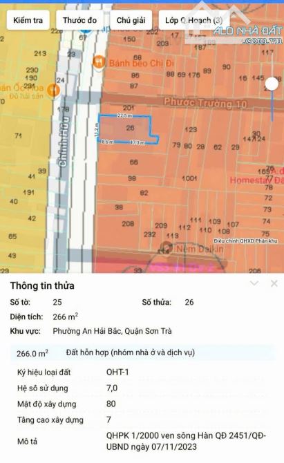 BÁN NHANH LÔ ĐẤT MẶT TIỀN CHÍNH HỮU - DIỆN TÍCH KHỦNG - GẦN BIỂN MỸ KHÊ
